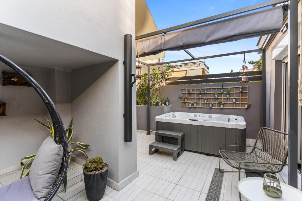 Luxe House In Glyfada With Spa Near Metro Station C8 Athens Exterior photo